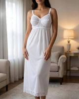 شلحة برلون ميدي حرير بكوب مبطن قطن